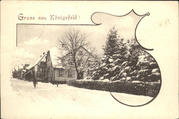 Koenigsfeld Schwarzwald Strassenpartie