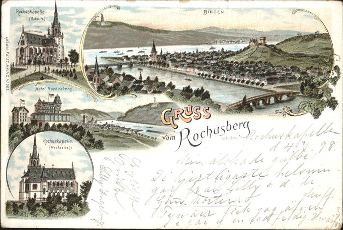 Bingen Rhein Rochuskapelle Hotel Rochusberg Brücke