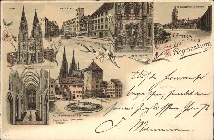 Regensburg Dom Portal Kaldplatz St. Emmeranner Kir