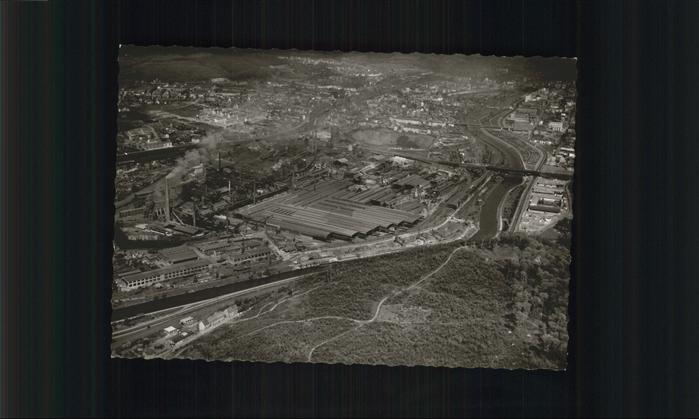 SAARBRueCKEN Saarland Fliegeraufnahme Industrie