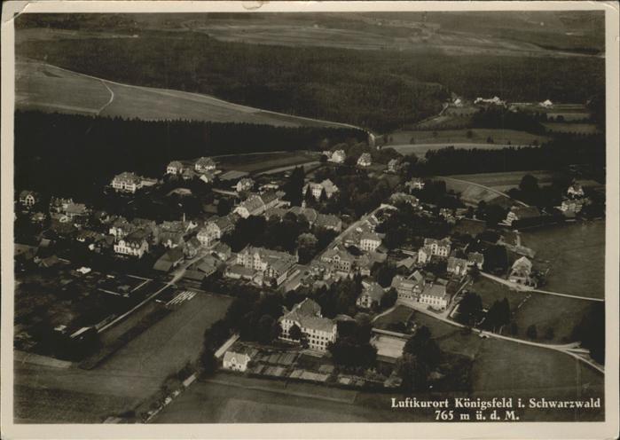 Koenigsfeld Schwarzwald Fliegeraufnahme