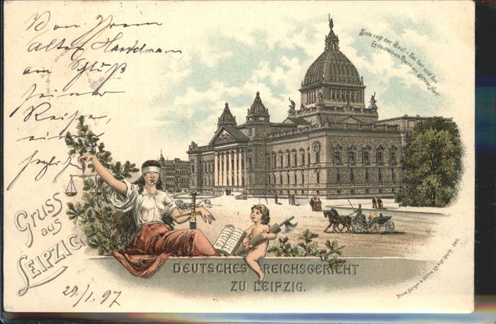 LEIPZIG Sachsen Reichsgericht Pferdekutsche