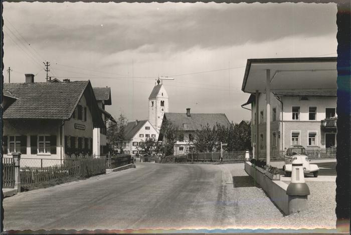 Wildpoldsried Strassenpartie Kirche