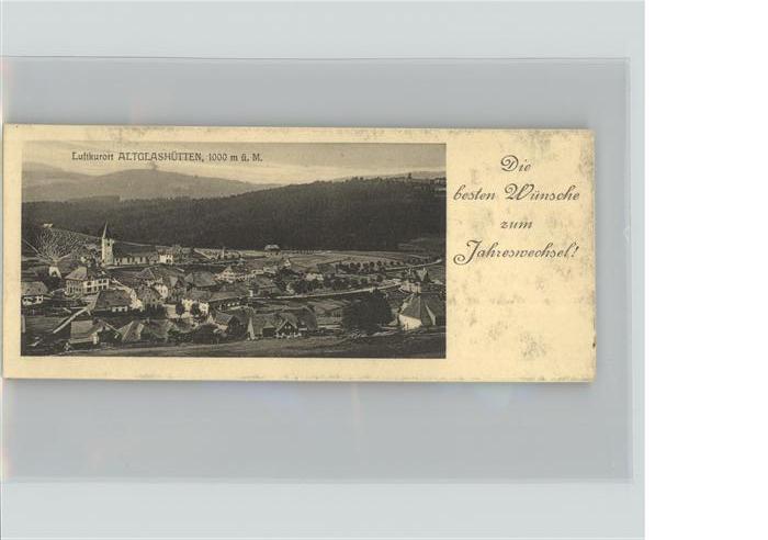 Altglashuetten Neujahrskarte