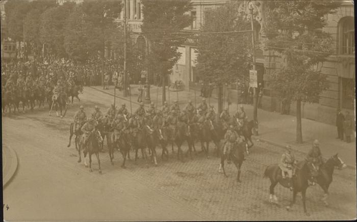 AACHEN NRW Militaerparade Kavallerie