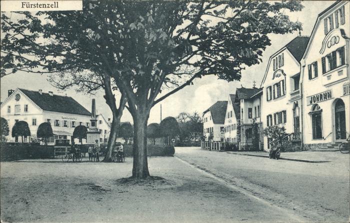 Fuerstenzell Strassenpartie Denkmal Gasthof zur alte