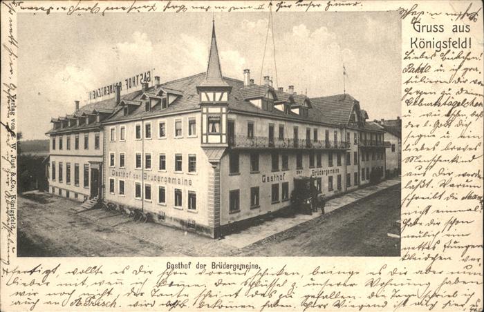 Koenigsfeld Schwarzwald Gasthof der Bruedergemeine