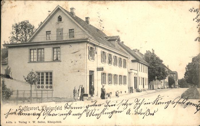 Koenigsfeld Schwarzwald Strassenpartie