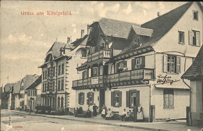 Koenigsfeld Schwarzwald Strassenpartie