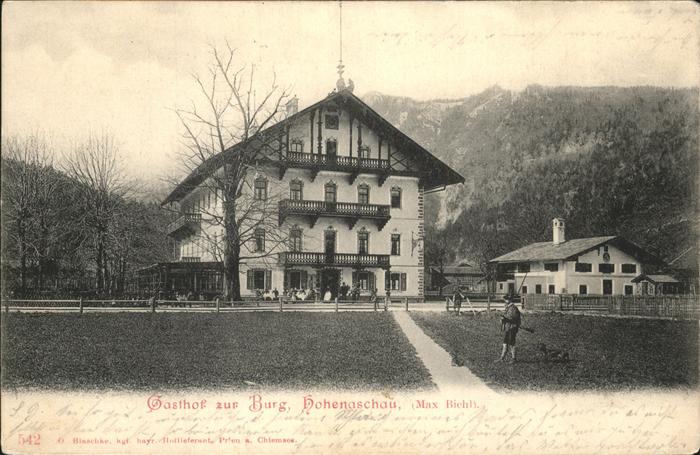 Hohenaschau Chiemgau Gasthof zur Burg