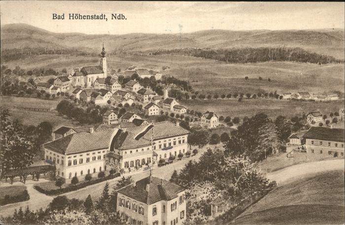 Bad Hoehenstadt Ortsansicht mit Kirche