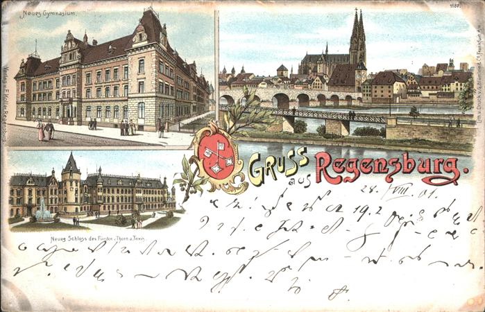 Regensburg Gymnasium Dom Neues Schloss des Fürsten