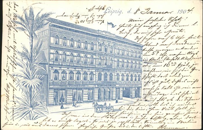 LEIPZIG Sachsen Hotel Palmbau