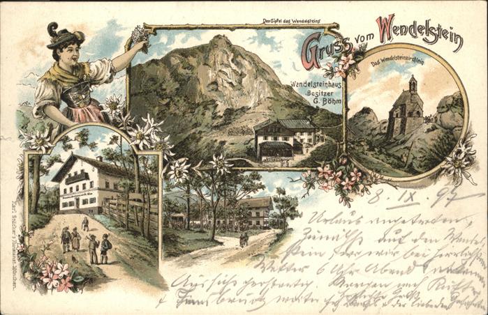 Wendelstein Berg Wendelsteinhaus Kirchlein Gipfel