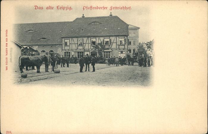 Leipzig Pfaffendorfer Fettviehhof Ochse