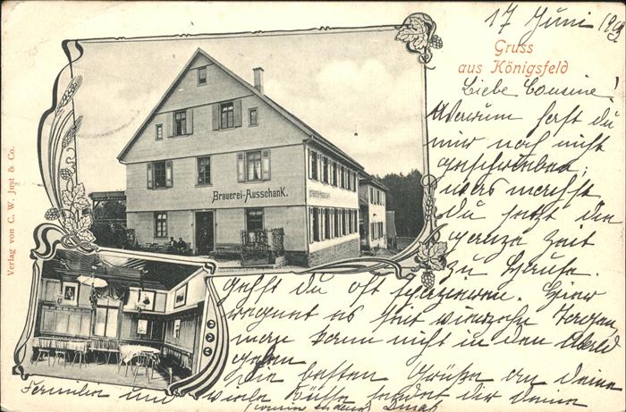 Koenigsfeld Schwarzwald Brauerei Ausschank