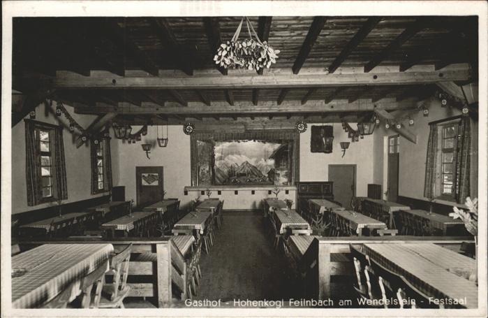 Bad Feilnbach Gasthof Hohenkogl Speisesaal