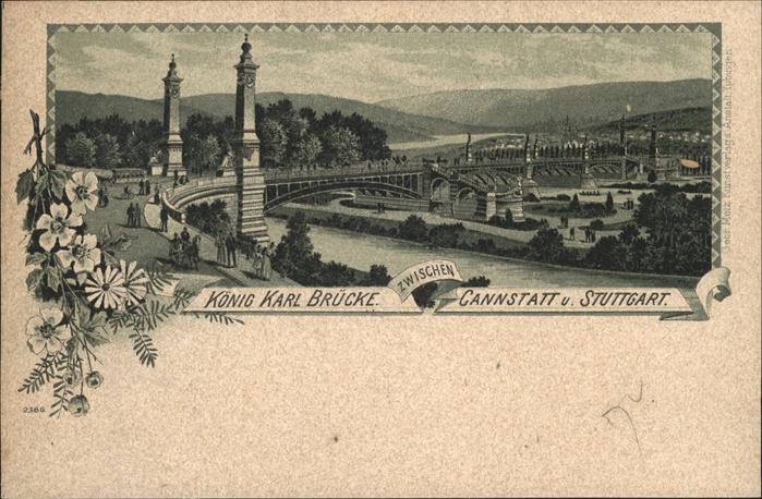 Bad Cannstatt König Karl Brücke Neckar
