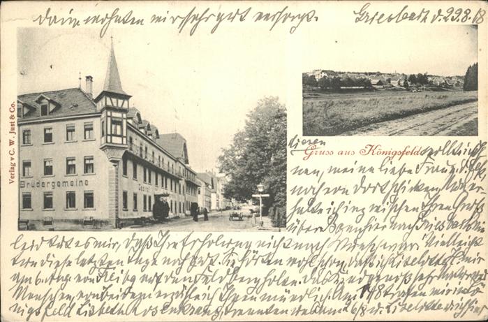 Koenigsfeld Schwarzwald Gasthaus zur Brüdergemeine