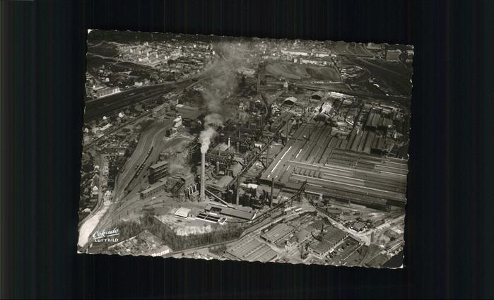 SAARBRueCKEN Saarland Fliegeraufnahme Industrie