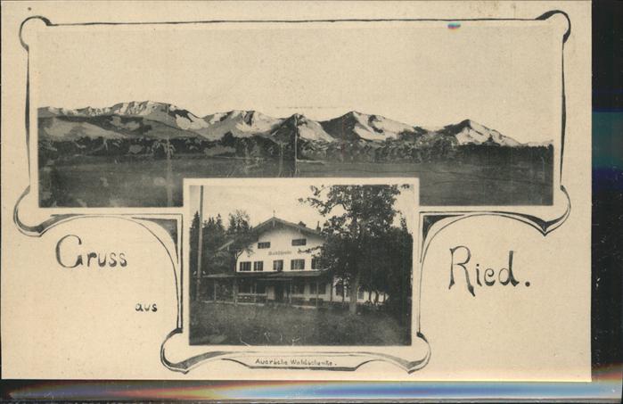 Ottackers Sulzberg Panorama Ried Alpenblick Waldschaenke