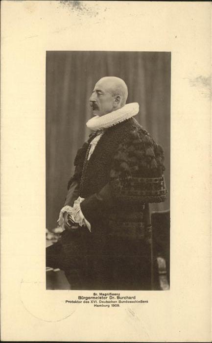 Hamburg Bürgermeister Dr. Burchard