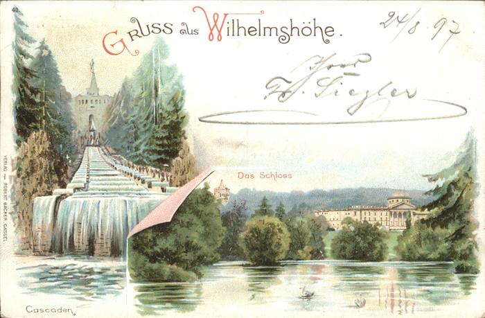 Kassel Wilhelmshöhe Cascaden Schloss
