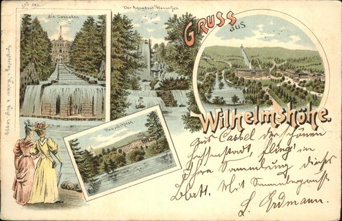 Wilhelmshoehe Kassel Schloss Cascaden Aquaduct
