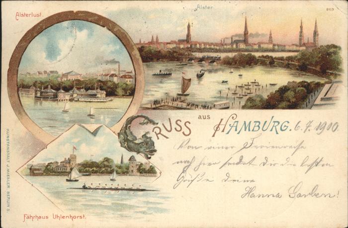 Hamburg Alster Alsterlust Fährhaus Uhlenhorst