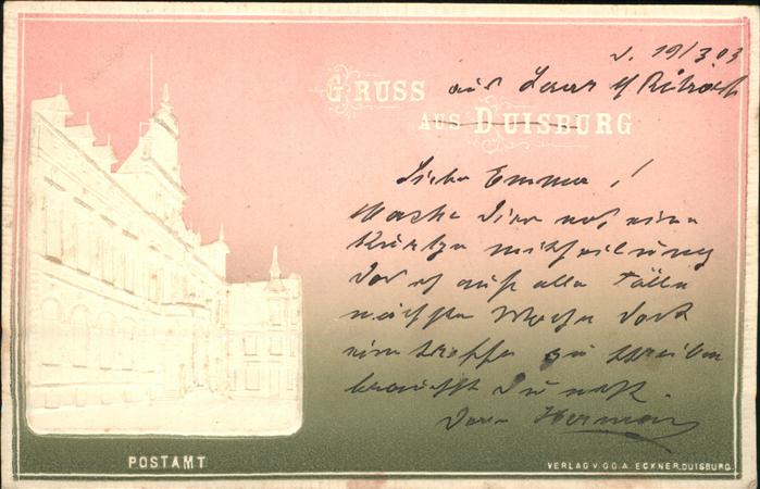 Duisburg Ruhr Postamt