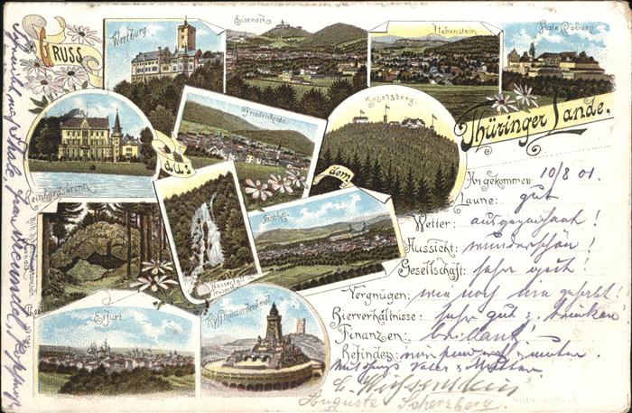 Thueringen Region Staedte und Sehenswuerdigkeiten