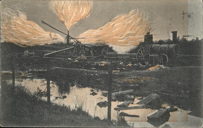 Bergedorf Hamburg Entzündung von Erdgas in Neuengamme Kir