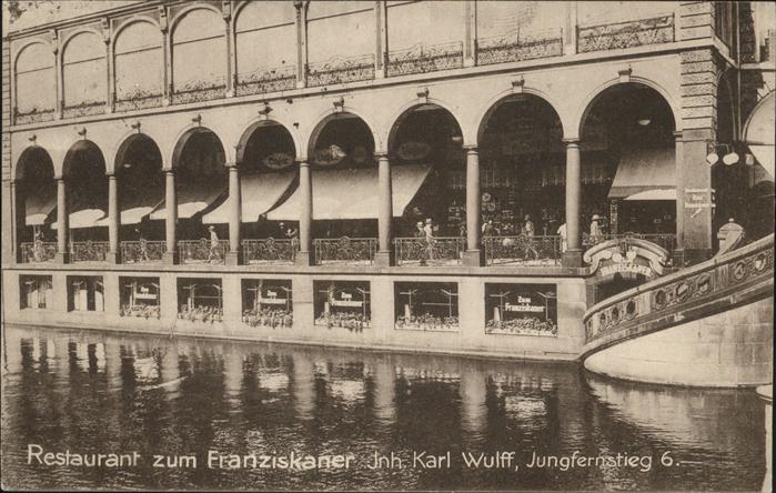 HAMBURG  CITY Restaurant zum Franziskaner Jungfernstieg