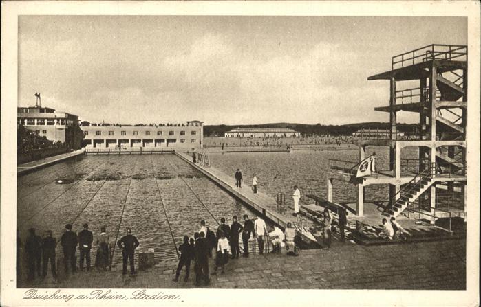 Duisburg Ruhr Rhein Schwimmstadtion