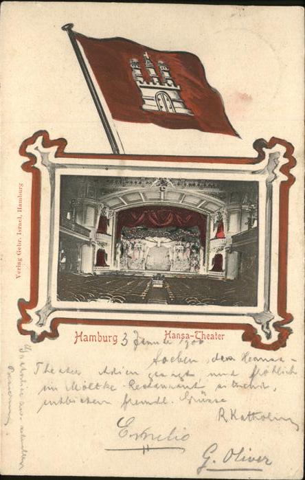 Hamburg Hansa Theater Flagge
