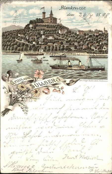 Blankenese Hamburg Suellberg Hafenpartie