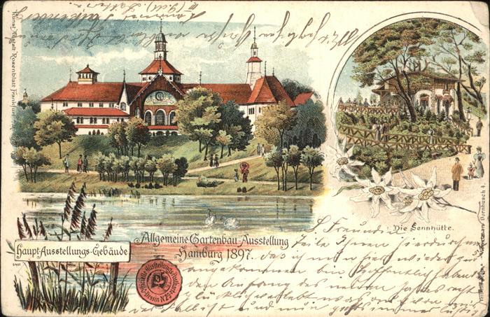 Hamburg Gartenbauausstellung 1897 Hauptgebäude