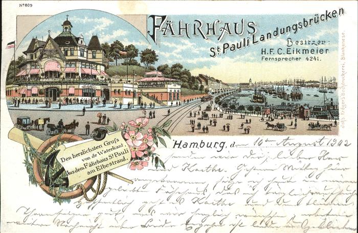 Hamburg Landungsbrücken St Pauli