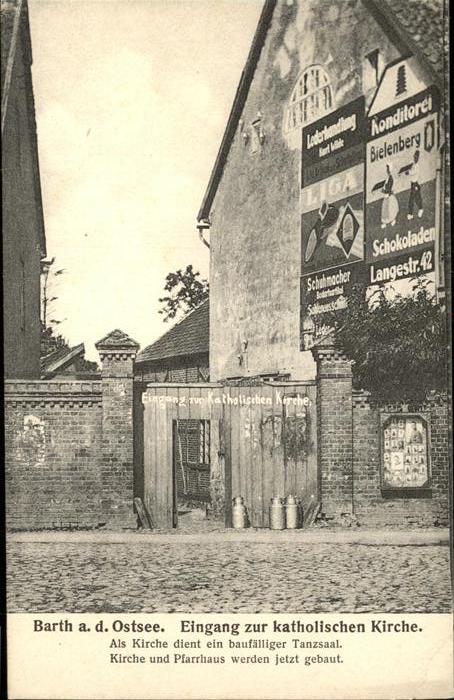 Barth Eingang zur kath Kirche