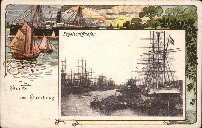 Hamburg Segelschiff Hafen