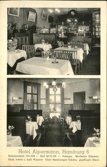 HAMBURG  CITY Hotel Alpermann Gastraeume
