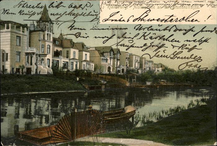 Hamburg Alsterpartie an der Blumenstrasse