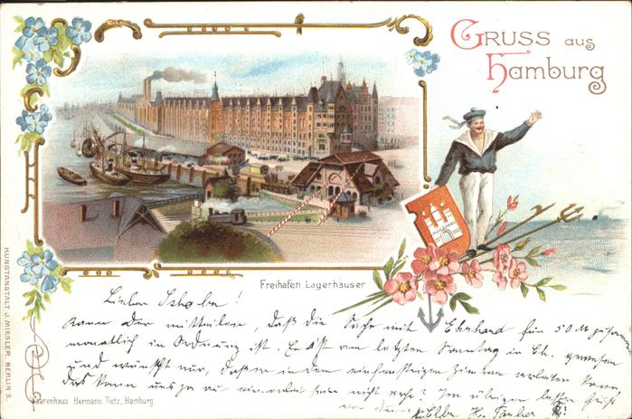 Hamburg Freihafen Lagerhäuser