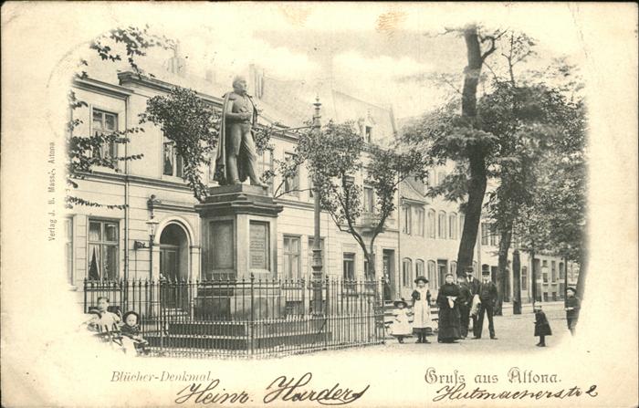 Altona Hamburg Bluecher Denkmal