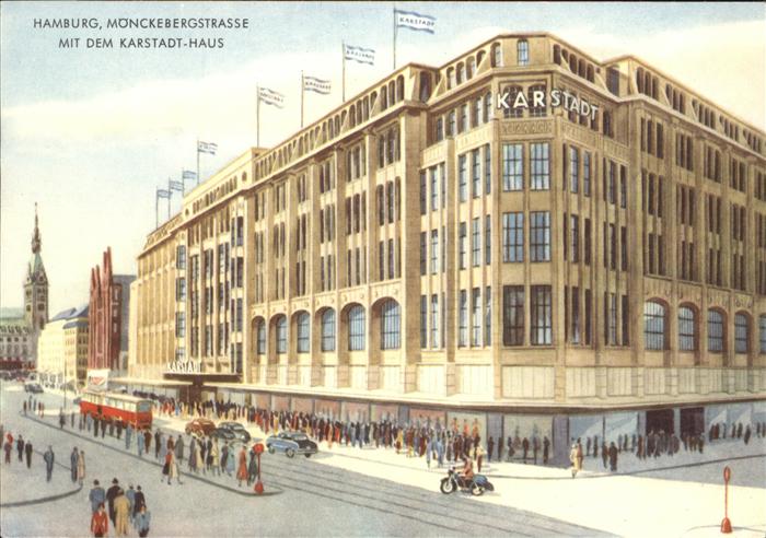 HAMBURG  CITY Karstadt Haus Muenckebergstrasse