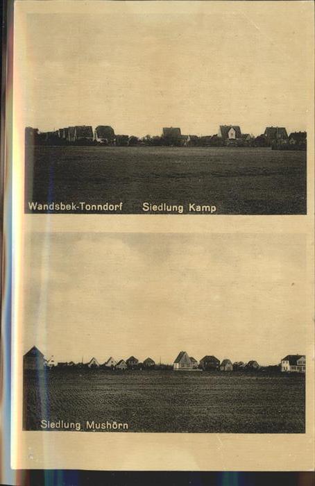 Wandsbek Siedlung Kamp Tonndorf Siedlung Mushörn