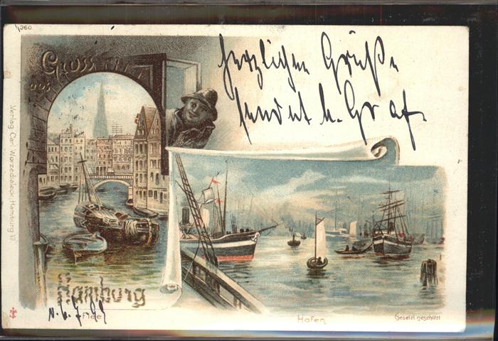 Hamburg Hafen Fleet Schiffe