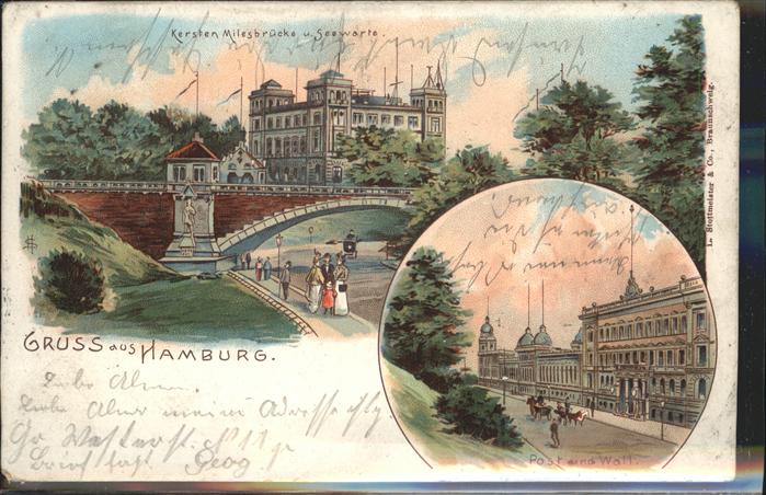 Hamburg Kersten Miles Brücke und Seewarte Post