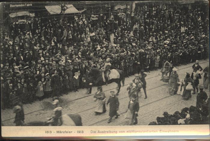 Hamburg Märzfeier Austreibung von nichtproviant