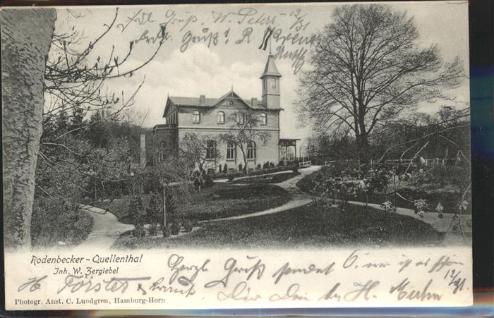 Horn Hamburg Rodenbecker Quellenthal